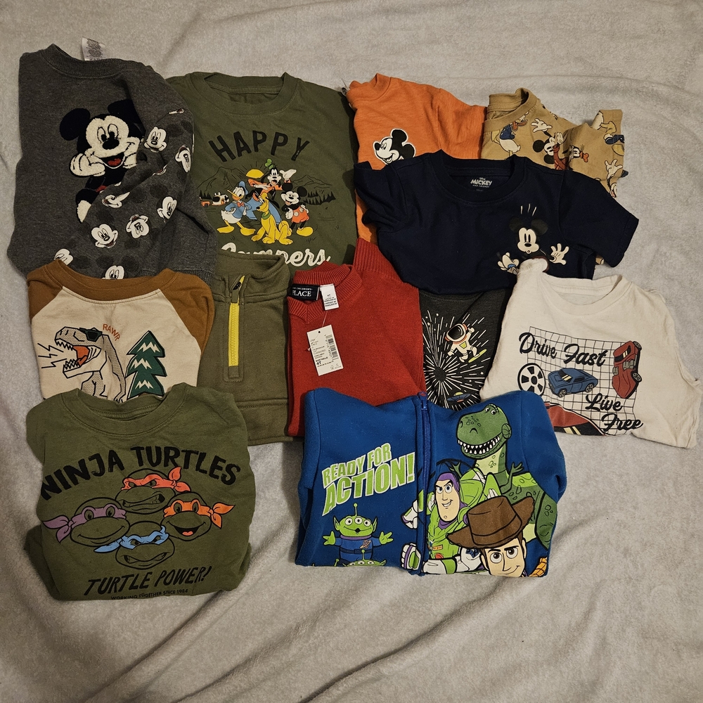 Size 4t Boy Shirt Lot